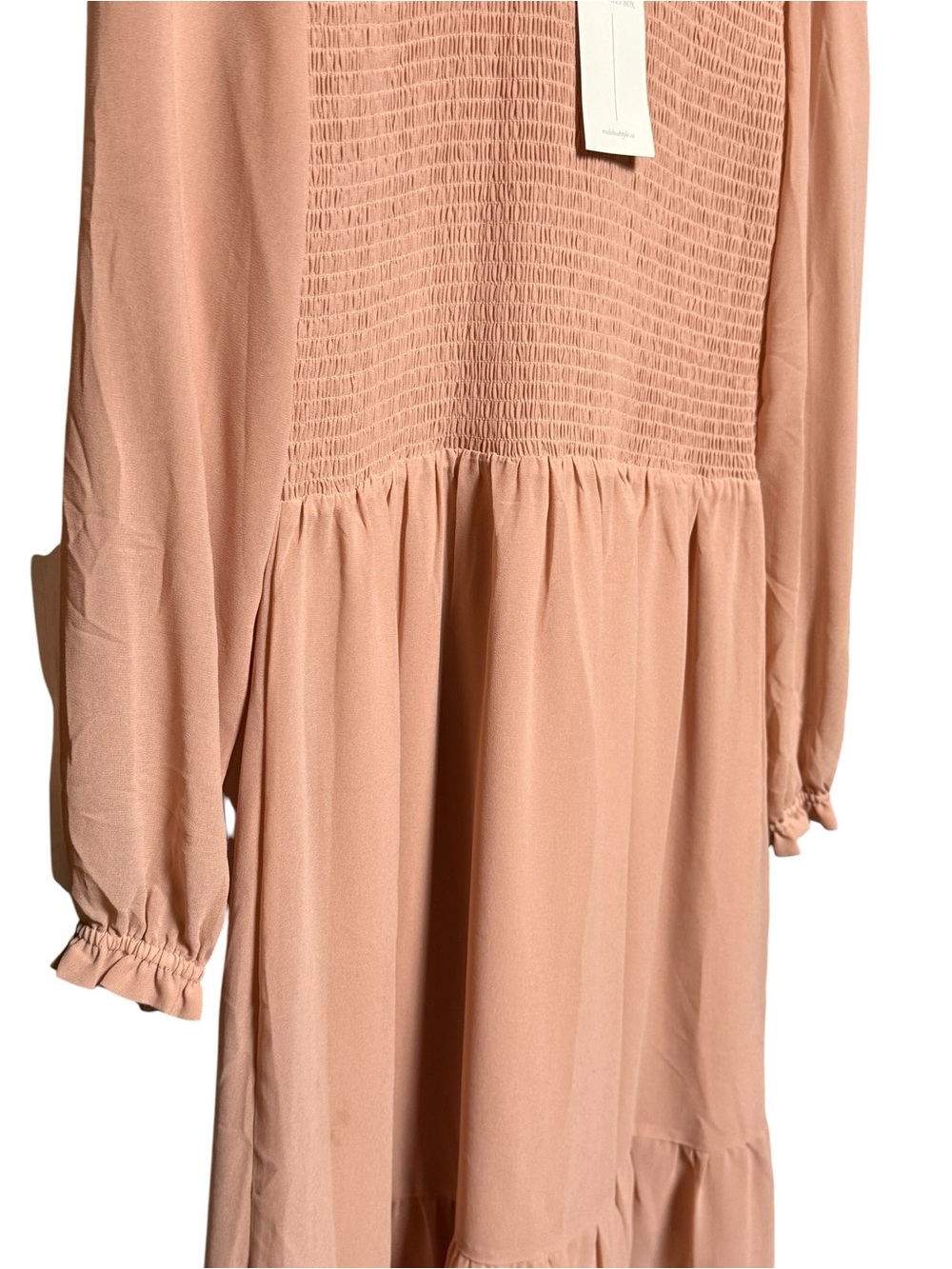 Jillian Harris Grace midi dress x Mad About Style Misty Rose MEDIUM NWT - Picture 8 of 14